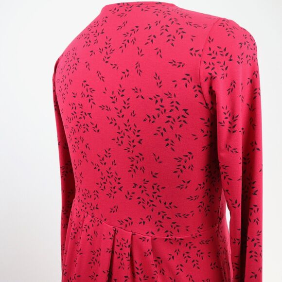 J Jill Size S Wearever Collection Jersey Knit Dress Red Print - Picture 5 of 9